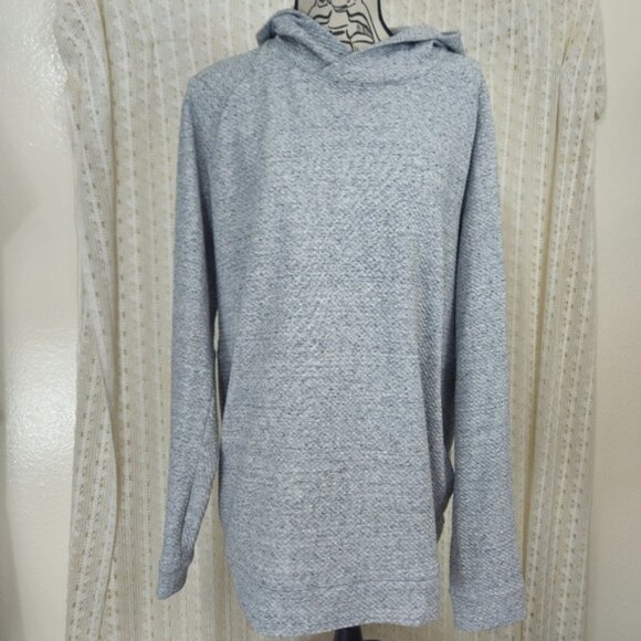 Lululemon At Ease Double-Knit Textured Cotton Blend Hoodie Size XL - Picture 1 of 6